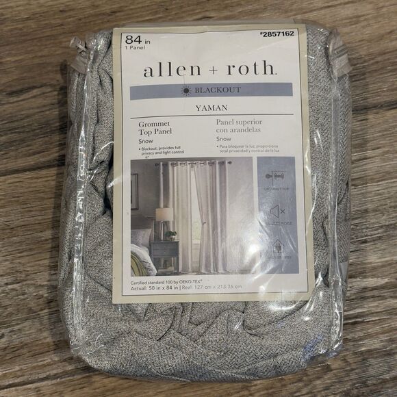 Allen Roth | Yaman | Blackout | Taupe | 50x84in | #2857162 - Picture 2 of 11